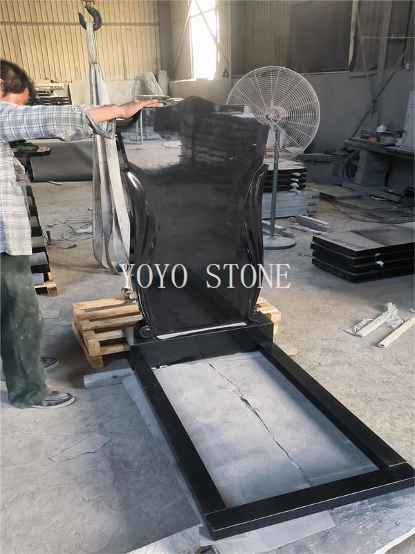 Black Granite Gravestones