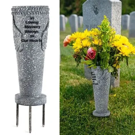 in ground cemetery flower holders in ground cemetery flower holders